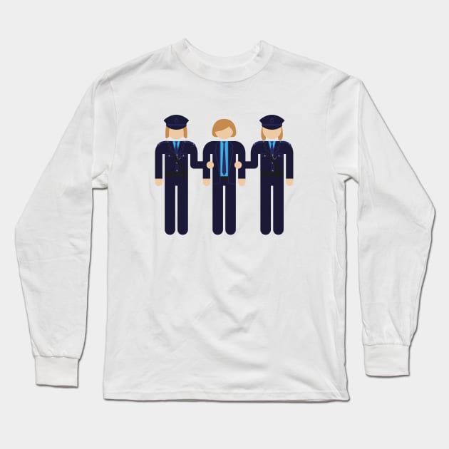 Three Droogs 02 Long Sleeve T-Shirt by viktorhertz